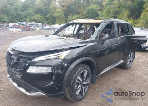 2021 Nissan Rogue Platinum Intelligent Awd from USA, damaged, VIN JN8AT3DD2MW319420